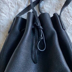 Mansur Gavriel Black Soft Bucket Bag